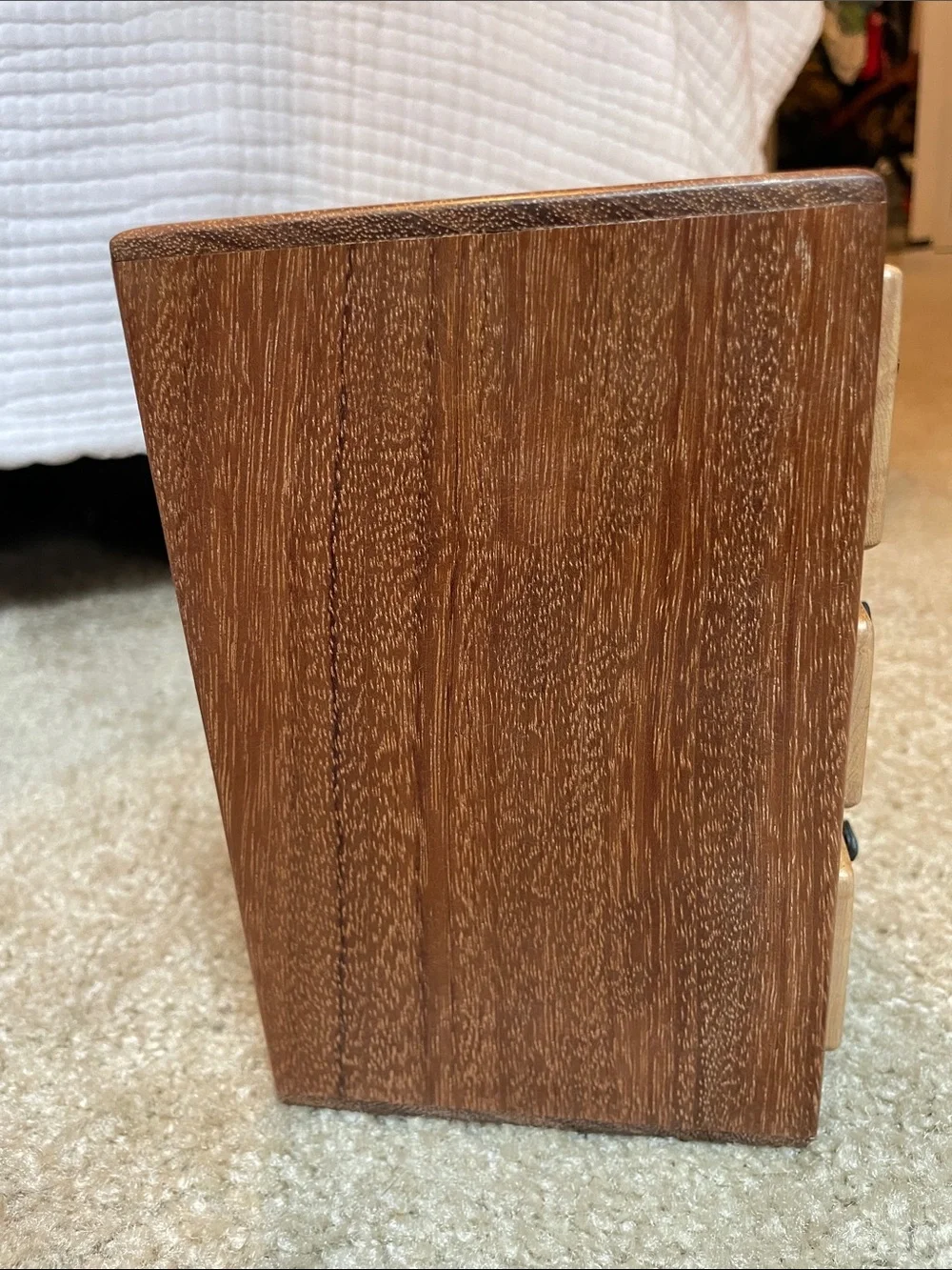 Wooden 3-Drawer Jewelry Organizer